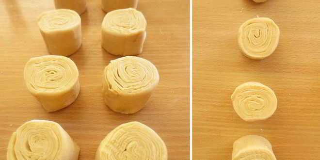 Рецепт пирожков из слоеного теста с творожной начинкой