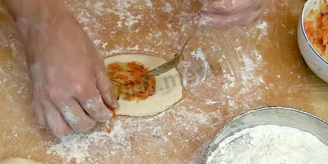 Рецепт пирожков из теста без дрожжей на сковороде