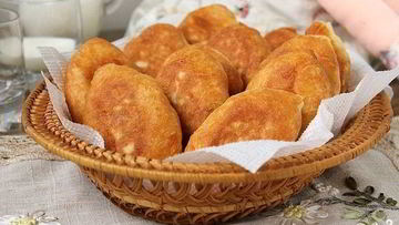 Рецепт Пирожков на молоке жареные