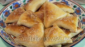 Рецепт Пирожков с капустой и яйцом в духовке