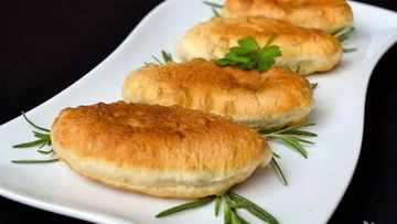 Рецепт Пирожков с картошкой, жаренные на сковороде