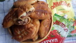 Рецепт Пирожков с мясом и рисом