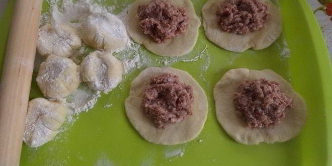 Рецепт пирожков с мясом и рисом