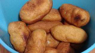 Рецепт Пирожков с рисом и фаршем и с картошкой