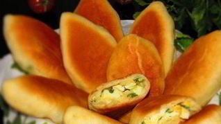 Рецепт Пирожков с рисом и яйцом