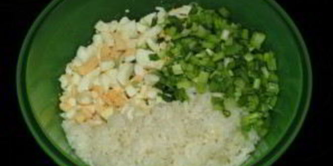 Рецепт пирожков с рисом и яйцом