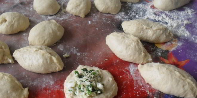 Рецепт пирожков с зеленым луком и яйцом