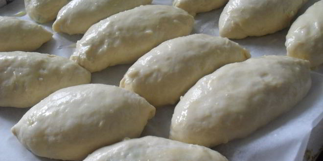 Рецепт пирожков с зеленым луком и яйцом