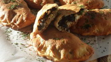 Рецепт Постных пирожков с рисом и грибами