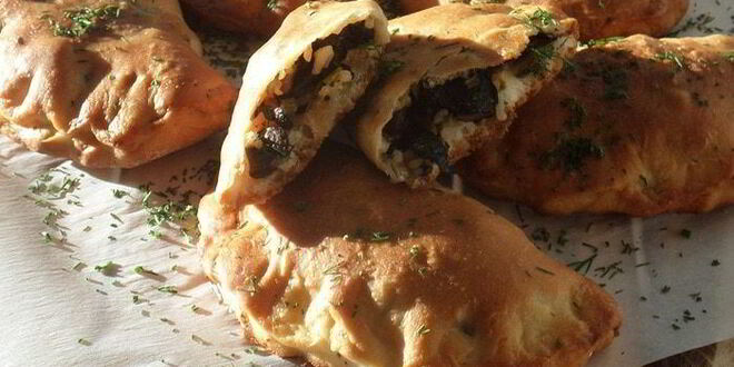 Рецепт постных пирожков с рисом и грибами