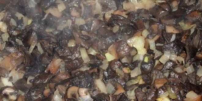 Рецепт постных пирожков с рисом и грибами