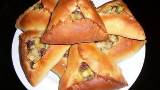 Рецепт Эчпочмака-настоящего татарского треугольник