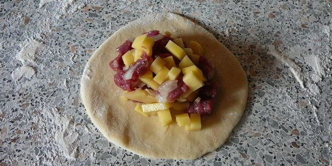 Рецепт эчпочмака-настоящего татарского треугольник