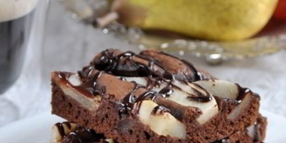 Как приготовить брауни с грушей