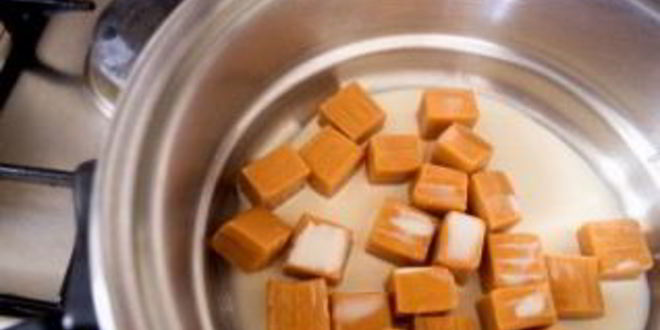 Рецепт брауни с карамелью