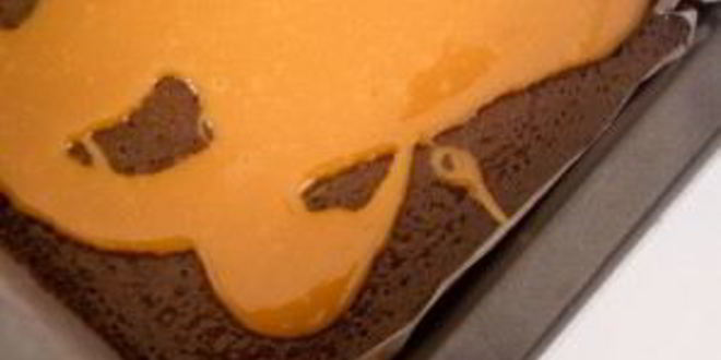 Рецепт брауни с карамелью