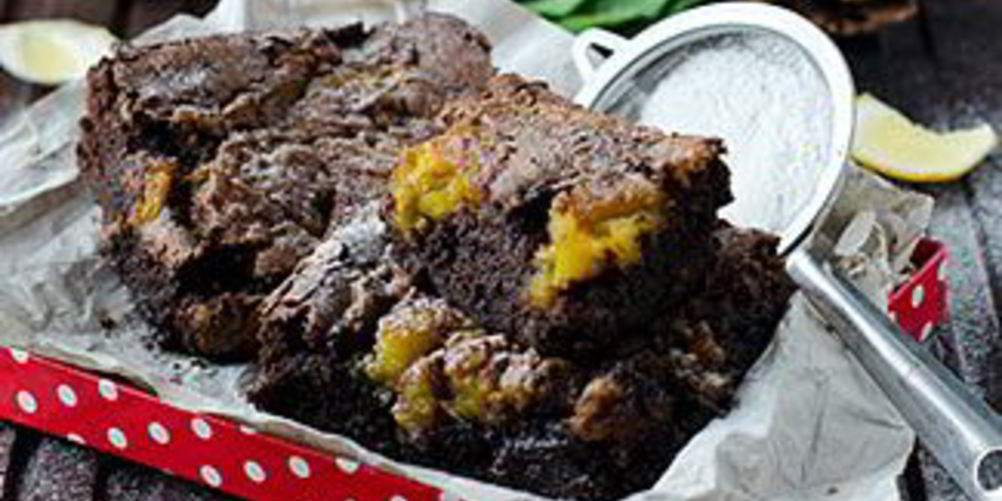 Как приготовить брауни с лимонным курдом