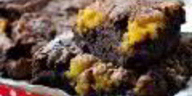 Рецепт брауни с лимонным курдом