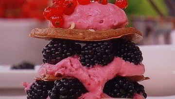 Рецепт Ежевичного пирожного