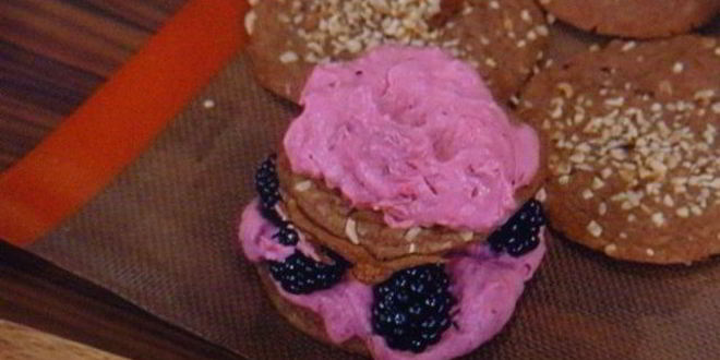 Рецепт ежевичного пирожного