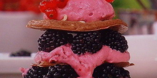 Рецепт ежевичного пирожного