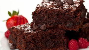 Рецепт Классического брауни с горьким шоколадом