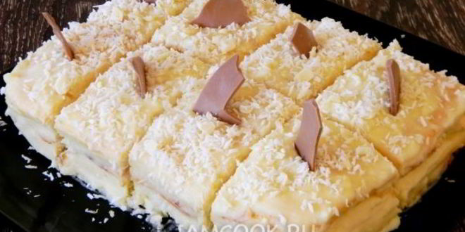 Рецепт кокосового пирожного