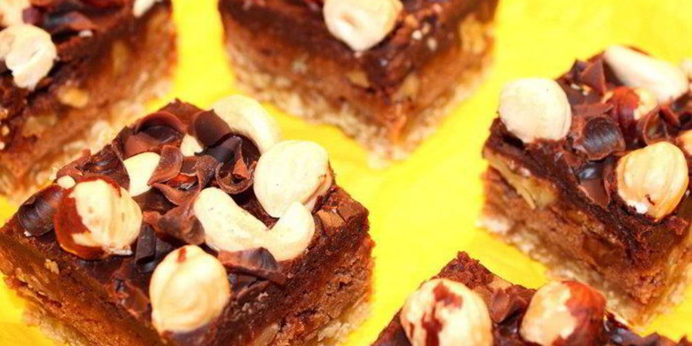 Как приготовить пирожное брауни трехслойное