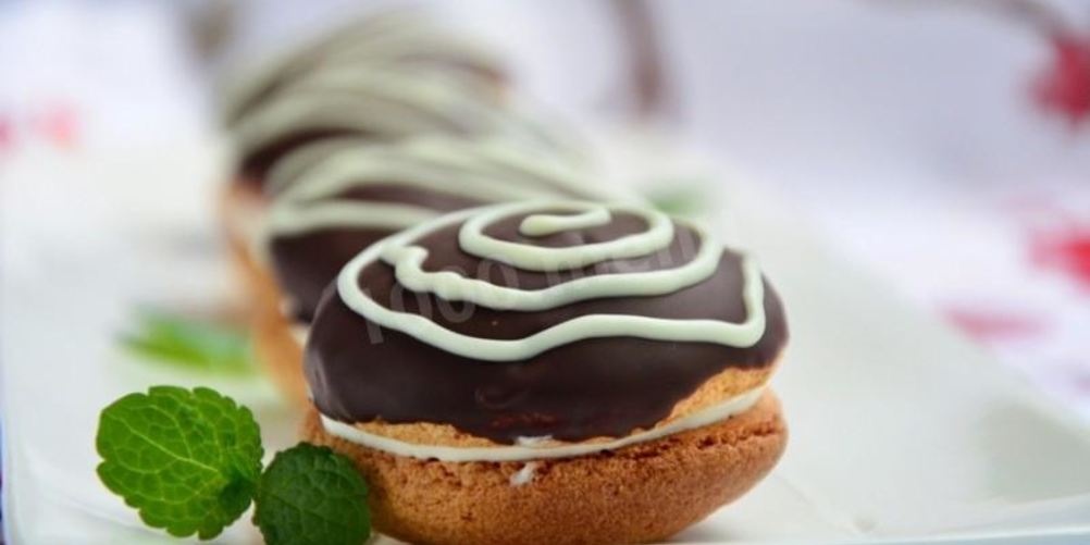 Как приготовить пирожное буше бисквитное