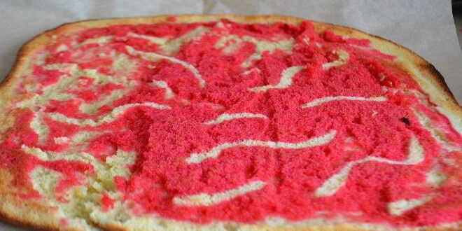 Рецепт пирожного клубничный рассвет