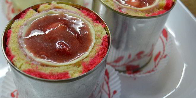 Рецепт пирожного клубничный рассвет