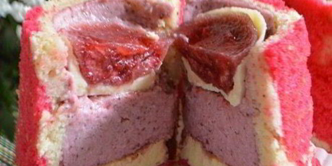 Рецепт пирожного клубничный рассвет