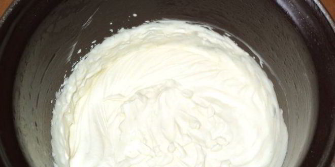 Рецепт пирожного малина на снегу