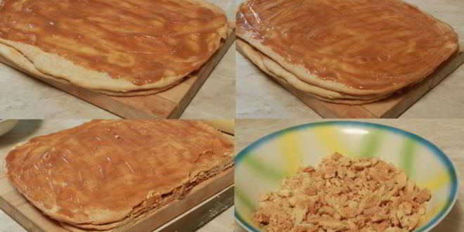 Рецепт пирожного с вареной сгущенкой