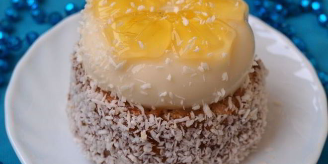 Рецепт пирожного цветы под снегом