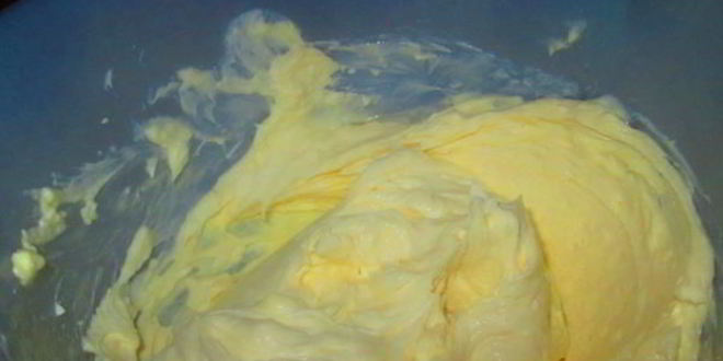 Рецепт пирожного творожного из песочного теста