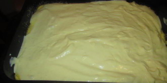 Рецепт пирожного творожного из песочного теста