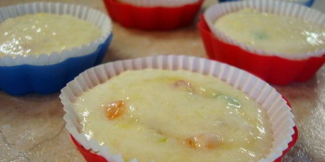 Рецепт пирожных кабачково-тропический рай