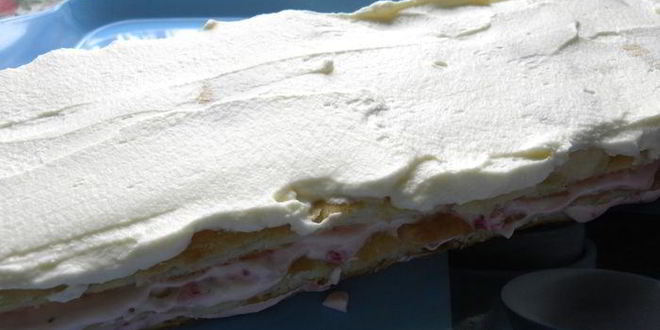 Рецепт пирожных нежность с малиной