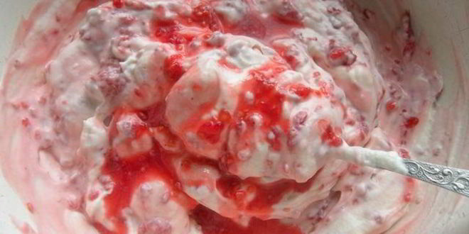 Рецепт пирожных нежность с малиной