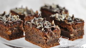 Рецепт Шоколадна-миндальных пирожные