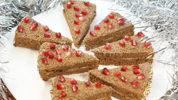 Рецепт Шоколадных пирожных Лакомка