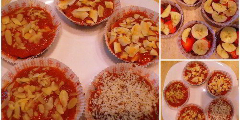 Как приготовить сыроедные пирожные клубничка