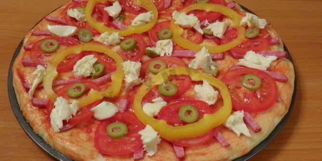 Рецепт американской пиццы на толстом тесте