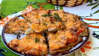 Рецепт Аппетитной кабачковой пиццы