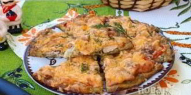 Рецепт аппетитной кабачковой пиццы