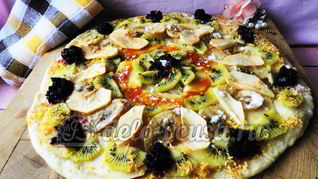 Рецепт Фруктовой пиццы