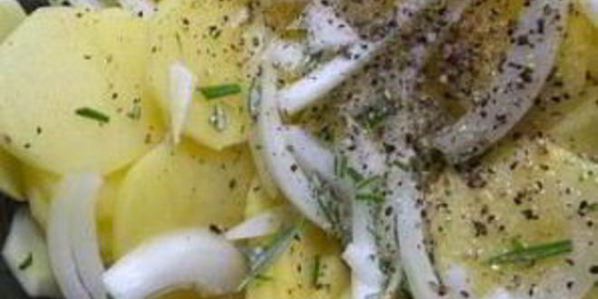 Рецепт картофельной пиццы с розмарином