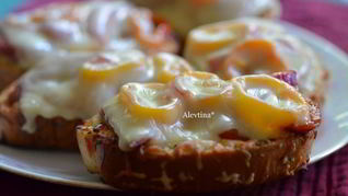 Рецепт Мини-пиццы домашней