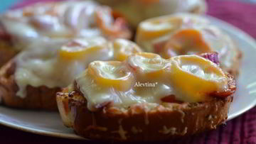 Рецепт Мини-пиццы домашней